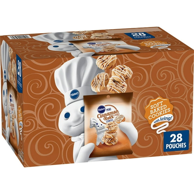 Pillsbury Soft Baked Mini Cinnamon Roll Cookies 1.5 oz., 28 pk.