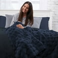 thumbnail image 2 of Ashford Home Heavy Weight Ultra Fine Faux Fur Throw Blanket Throw, 60"x70", 2 of 5
