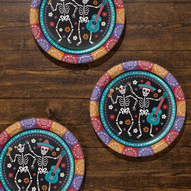Member's Mark Day of the Dead Paper Plates, 10