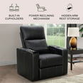 thumbnail image 2 of Travis Power Theater Recliner with Table, Assorted Colors, 2 of 9