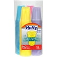 thumbnail image 1 of Hefty Party Perfect Translucent Plastic Cup, Spring Colors, 18 oz., 140 ct., 1 of 4