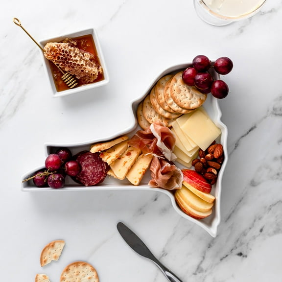 Lark Porcelain State-Shaped Bake & Serve Dish, Choose State