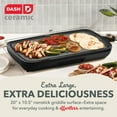 thumbnail image 2 of Dash Ceramic Nonstick 20 x 10.5” Everyday Griddle, 2 of 6
