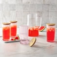 thumbnail image 1 of Member's Mark 4-Pack Glass Tumblers with Bamboo Lids, 1 of 3