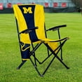 thumbnail image 2 of Logo Brands Michigan Wolverines Hard Arm Chair, 2 of 6