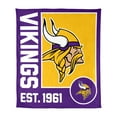 thumbnail image 1 of Logo Brands Minnesota Vikings 60"x70" Super Plush Blanket, 1 of 6