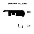 thumbnail image 5 of Select Surfaces Golden Walnut Stair Nose Molding (5-pack), 5 of 6