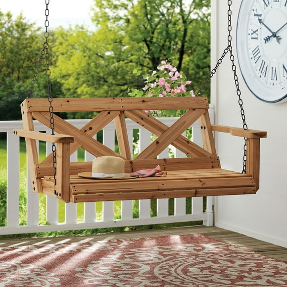 Backyard Discovery Cedar Farmhouse Porch Swing