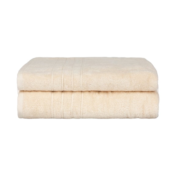 Brooklinen Set of 2 Plush Bath Towels – 100% Turkish Cotton