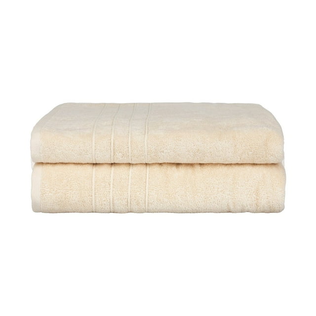 Brooklinen Set of 2 Plush Bath Towels – 100% Turkish Cotton