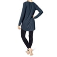 thumbnail image 2 of Hue Women's Long Sleeve Tunic T-Shirt, 2 of 2