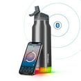 thumbnail image 1 of HidrateSpark Pro 32-oz. Stainless Steel Smart Water Bottle w/ Straw, Choose Color, 1 of 5