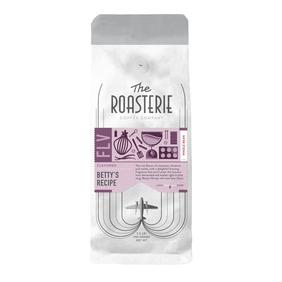 The Roasterie Medium Roast Whole Bean Coffee, Betty's Recipe, 2.5 lbs.