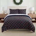 thumbnail image 1 of Member’s Mark 3-Piece Printed Cotton Comforter Set, Assorted Sizes, 1 of 7