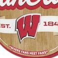 thumbnail image 4 of YouTheFan Wisconsin Badgers 17"x12.5" 3D Multi-Layered Fan Cave Sign, 4 of 5