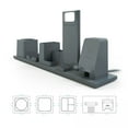 thumbnail image 2 of Atomi Magnetic Modular Desktop Organizer, 2 of 7