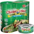 thumbnail image 1 of Chicken of the Sea Chunk Light Tuna in Water 5 oz., 10 pk., 1 of 7
