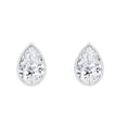 thumbnail image 2 of Lab Created Diamond Earrings in 14K Gold, 2 of 7