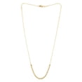 thumbnail image 2 of Diamond Cut Bead Adjustable Necklace in 14K Gold, 2 of 6
