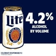 thumbnail image 2 of Miller Lite Lager Beer, 16 fl. oz. aluminum bottle, 24 pk., 2 of 8