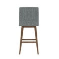thumbnail image 9 of HH2 Home Parson Wood Adjustable Height Swivel Bar Stool, 9 of 19