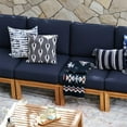 thumbnail image 5 of Cambridge Casual Catalina Teak Sectional Sofa Patio Set, 8pc, 5 of 13