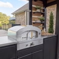 thumbnail image 5 of Backyard Discovery Luxury Galvanized Steel Covered Outdoor Kitchen w/ Grill & Pizza Oven, 5 of 26