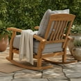 thumbnail image 2 of Cambridge Casual Sonoma Teak Deep Seating Rocker, 2 of 12