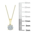 thumbnail image 4 of 0.23 CT. T.W. Round Cut Diamond Pendant Necklace in 14K Gold, 4 of 6