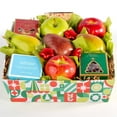 thumbnail image 2 of A Gift Inside Holiday Deluxe Fruit, Nut, and Treats Gift Basket, 2 of 4