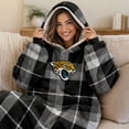thumbnail image 7 of Pegasus Sports Jacksonville Jaguars Wearable Sherpa Throw, 7 of 7