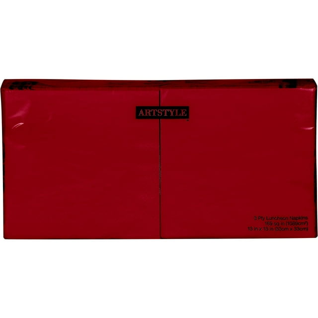 Artstyle 3-Ply Lunch Napkins, 6.5", 200 ct., Choose Color