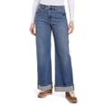 thumbnail image 1 of Nine West Women's Cuffed Wide Leg Jean, 1 of 5