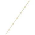 thumbnail image 2 of High Polish Heart Paperclip Bracelet in 14K Gold, 2 of 6