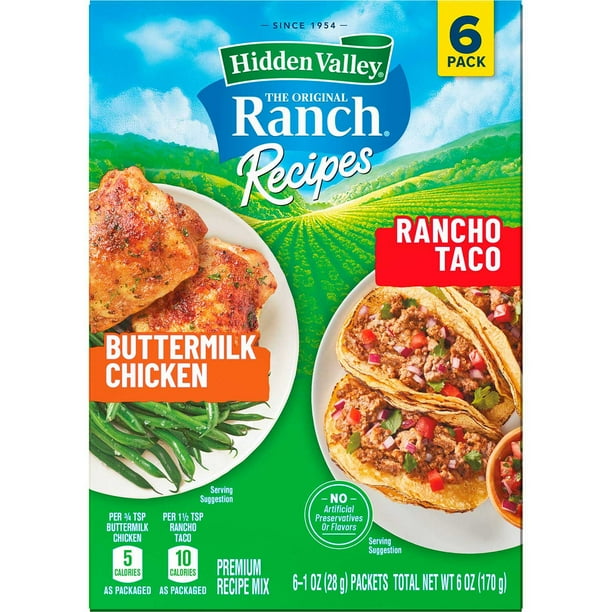 Hidden Valley Ranch Recipes, Variety Pack, 6 pk. - Samsclub.com Hidden Valley Ranch Recipes, Variety Pack, 6 pk. - Samsclub.com