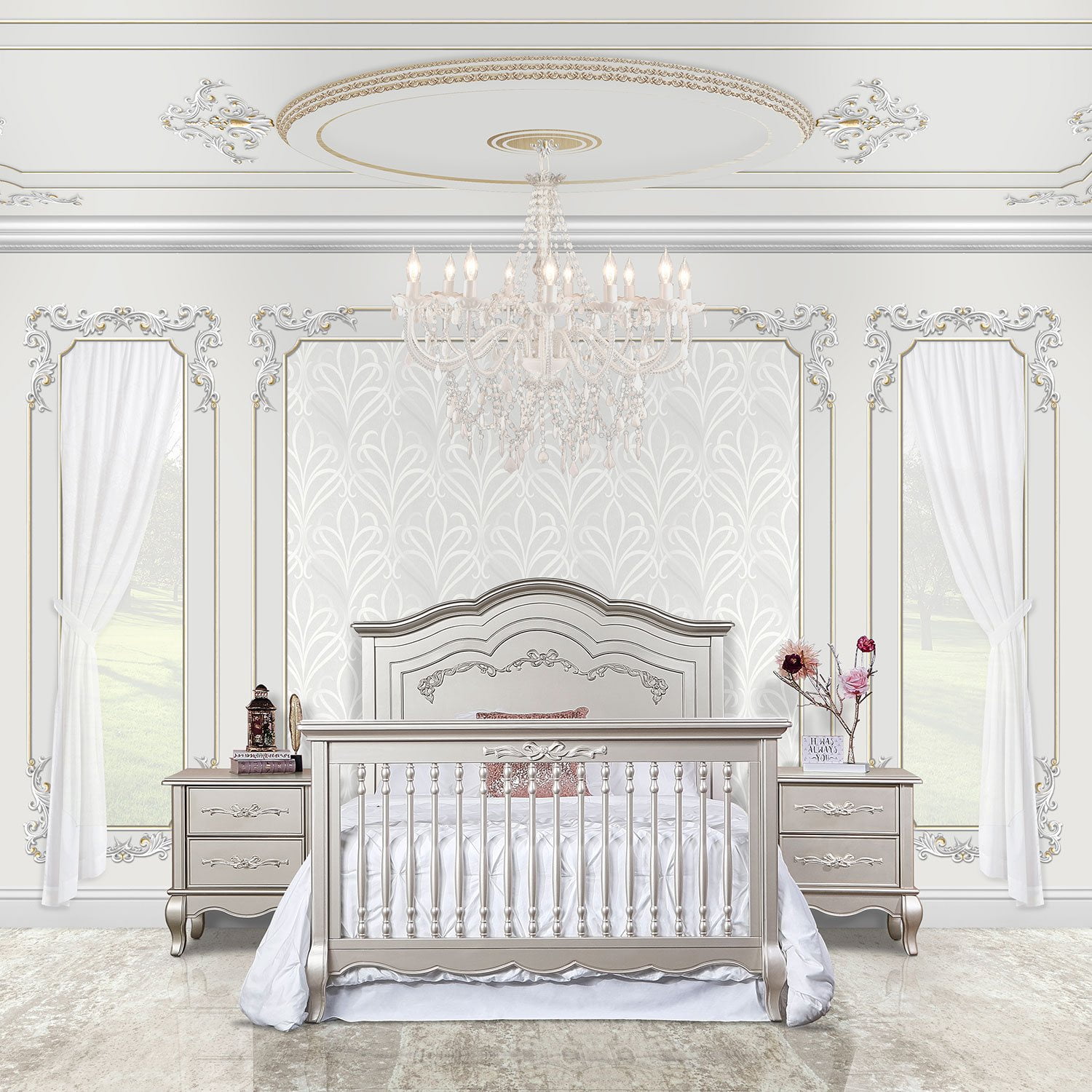 green emerald velvet dress Amazon.com: Evolur Aurora 7-Drawer Nursery Dresser – Ivory Lace