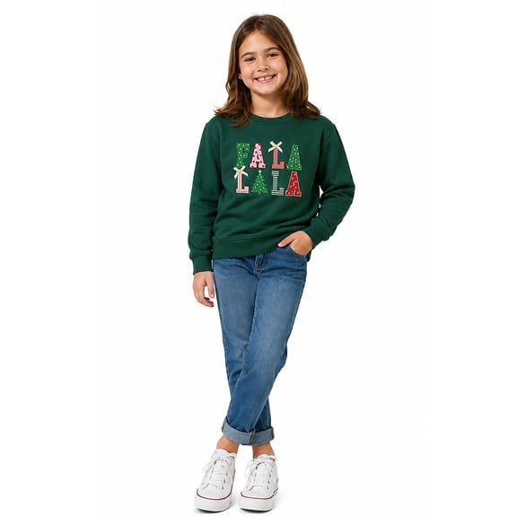 Zunie Girls Holiday Sweatshirt