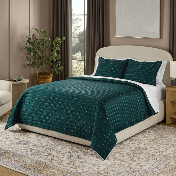 Member’s Mark 3-Piece Cotton-Tencel™ Sateen Quilt Set, Assorted Sizes