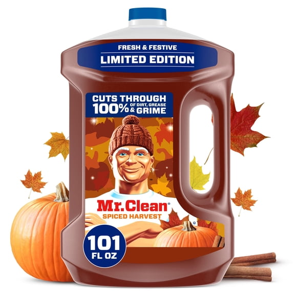 Mr. Clean Multi-Surface Cleaner Limited Edition Fall Scent, Spiced Harvest, 101 fl. oz.