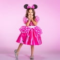 thumbnail image 5 of Disney Pink Minnie Kids Prestige Gown Costume, 5 of 8