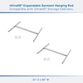 thumbnail image 3 of Seville Classics UltraHD Expandable Garment Hanging Rod, Multiple Sizes, 3 of 15