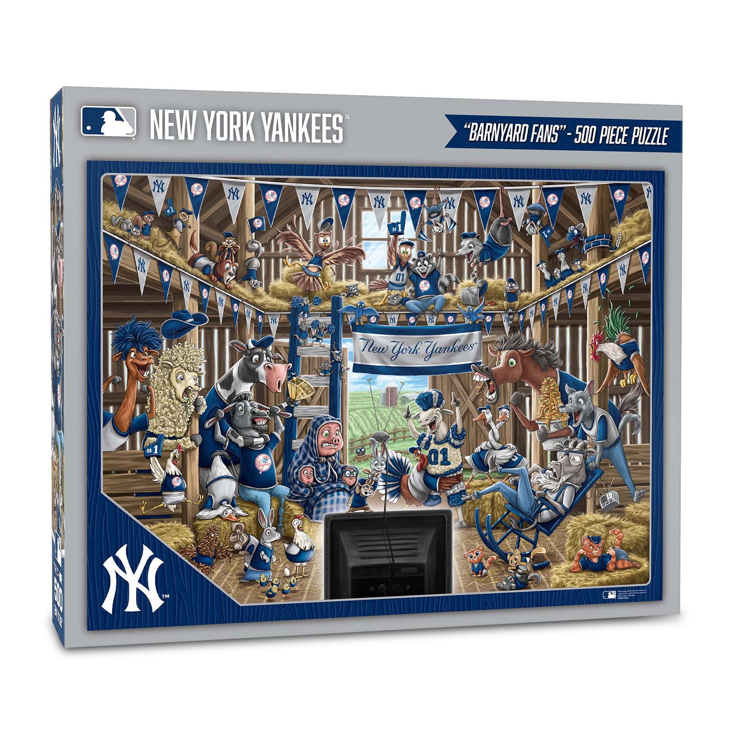 YouTheFan NCAA Nevada Wolf Pack Barnyard Fans 500-Piece Puzzle - 15x20 Inches, Officially Licensed - View #3