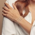 thumbnail image 5 of 1.17 CT. T.W. Diamond Bangle Bracelet in 14K Gold, 5 of 6