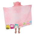 thumbnail image 2 of Kids Character 100% Cotton Hooded Towel With Hand Pockets, 2 of 8