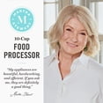 thumbnail image 2 of Martha Stewart 10-Cup Electric Food Processor & Chopper, 2 of 11
