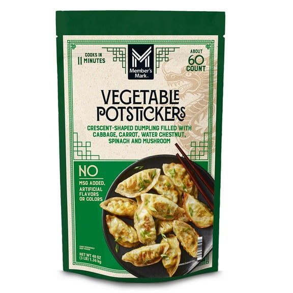 Member's Mark Vegetable Potstickers, Frozen, 48 oz.