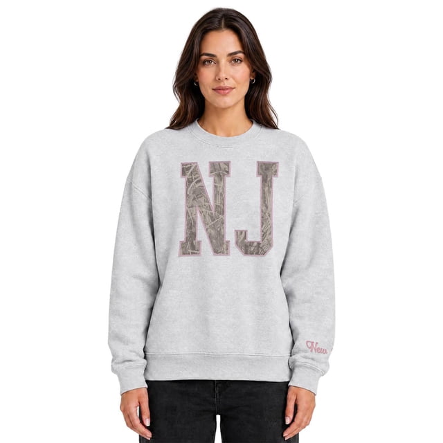State of Mine Women's Camo Letters State Sweatshirt
