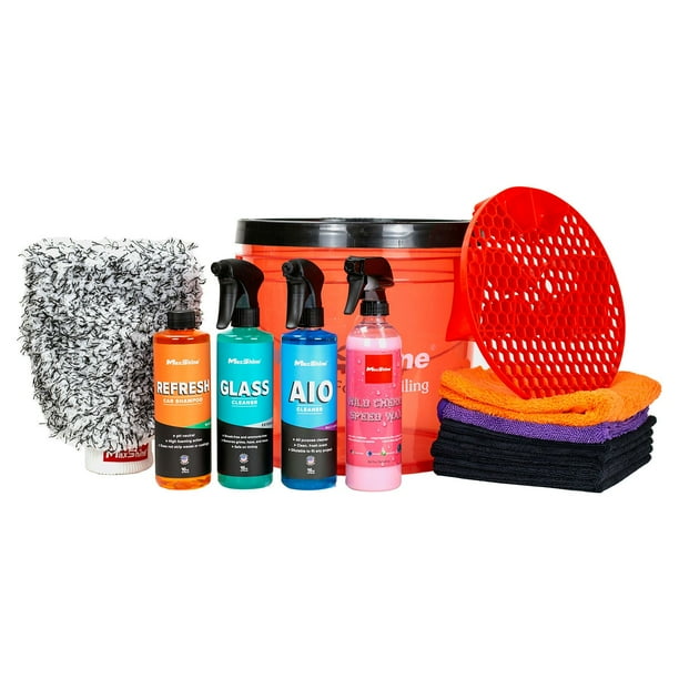 Maxshine Wash & Wax Detailing Bucket Kit - 15PCS - Samsclub.com