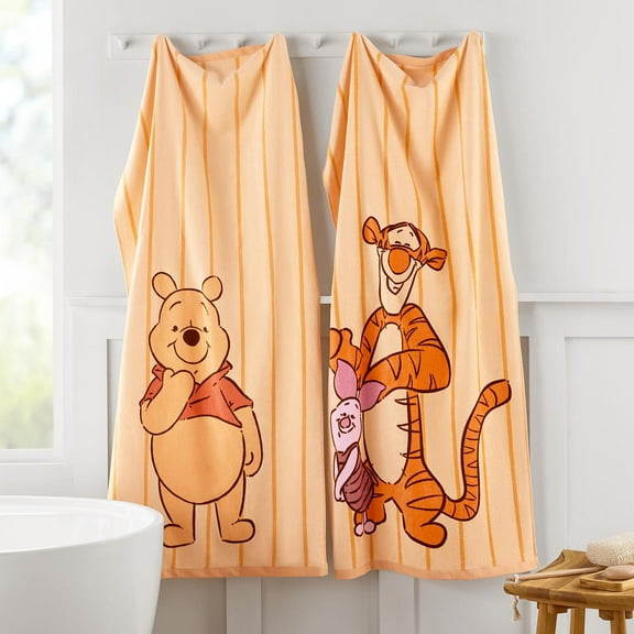 Kids' Licensed 2-Pack Cotton Bath Towels, 28" x 54"