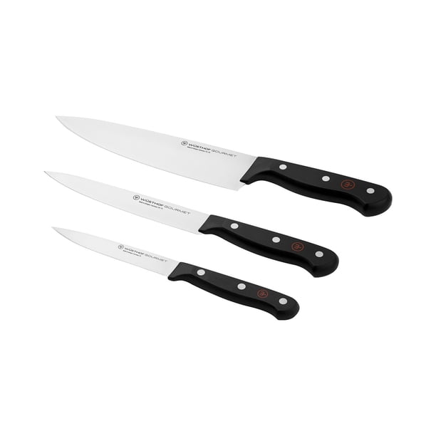 ヴォストフ WÜSTHOF グルメ小型ナイフ 3本セット Wusthof Gourmet 3-Piece Knife Set - Samsclub.com